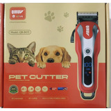 Máquina De Tosa Sem Fio Profissional Pet Qirui Qr-d03 Cães