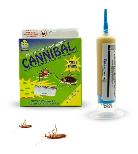 Advion Mata Cucarachas 30g Jeringa Y Cannibal Insecticida