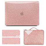 Funda Macbook Air 13  Glitter Rosa