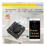 Kit Amplificador Audio Bluetooth 5.0 Xy-ap50l 2x50w Usb App