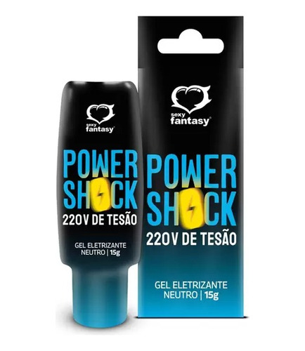 Gel Excitante Eletrizante Power Shock 220v De Tesão 15g