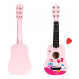 Guitarra Didáctica Para Niños Juguete De Madera Didactico