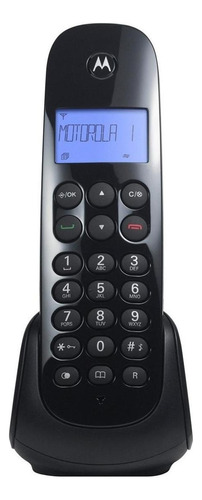Telefone Motorola  Telefone Sem Fio Motorola Sem Fio - Cor Preto