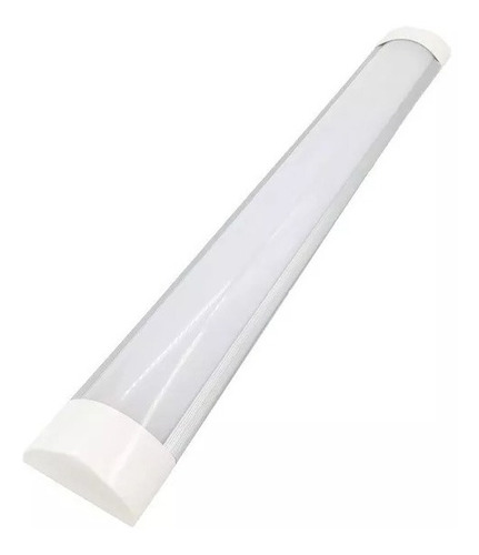 Kit 5 Luminária Tubular Led Slim 1,2mt Branco Frio 120cm 40w