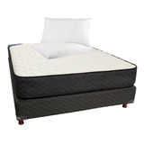 Sommier Priero Spring 2 Plazas 190 X 140 + 2 Almohadas Cuota