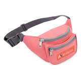 Riñonera Unisex Everest Deportiva - Coral/ Lluvia Tropical