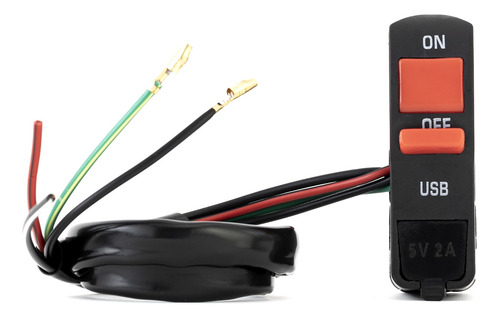 Switch De Encendido Y Apagado Con Conector Usb Para Moto