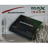 Amplificador Fuente Audiobahn 1500w 2 Canales Color Negro 