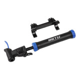 Inflador Doble Acción Beto Mini Pump Double Shot Color Negro/azul