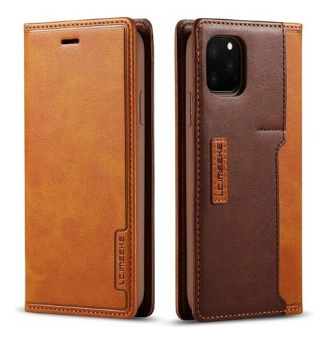 Funda De Cuero Para iPhone Tipo Cartera Carcasa Con Tapa 220