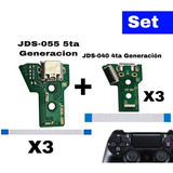 Centro De Carga Jds-055 Y Jds-044 Compatible Con Ps4 + Flex