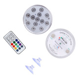 Luz Led Sumergible Rgb Acuario Pileta Con Control Decorativo