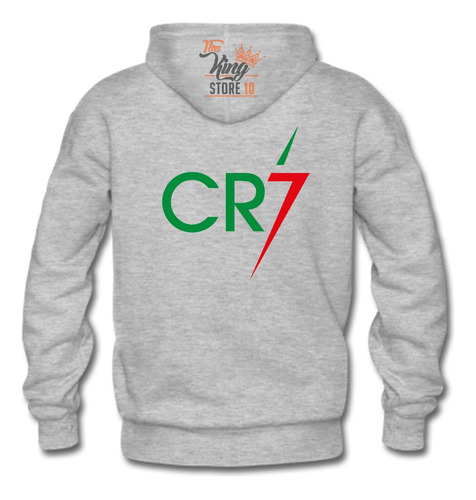 Poleron Con Cierre + Taza, Cr7, El Bicho, Cristiano Ronaldo, Xxxl / Thekingstore