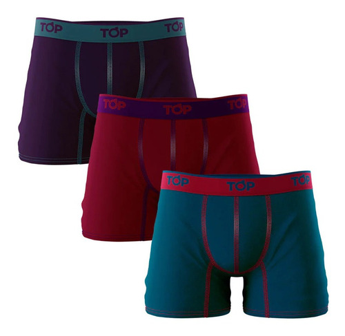 Pack 3 Boxer Medio Bambu Top