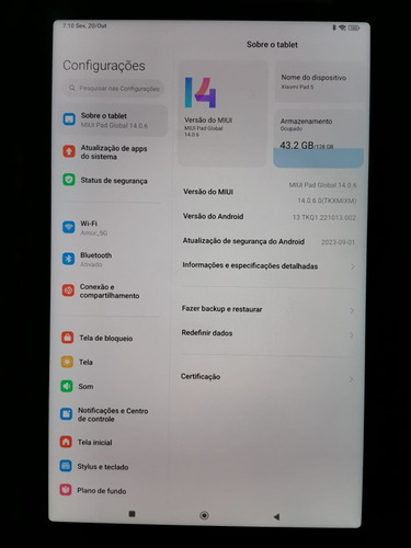 Tablet Mi Pad 5  ( Xiaomi) 