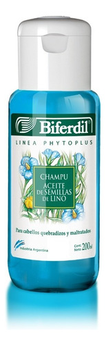 Shampoo Biferdil Phytoplus Semillas De Lino 200 Ml