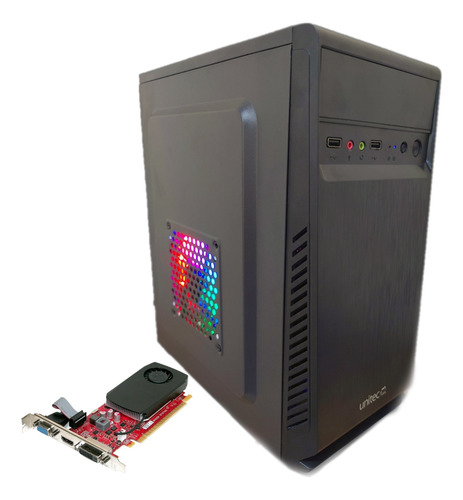 Pc Torre Gamer Cpu Core I5 7500 8gb Ram T. Video Gtx 745 4gb