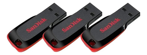 Armazenamento Compacto 32gb Sandisk Flash Drive 3 Uni. 