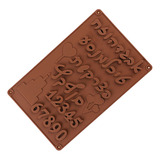 Molde De Silicona Para Chocolate Con Letras Hebreas En 3d En