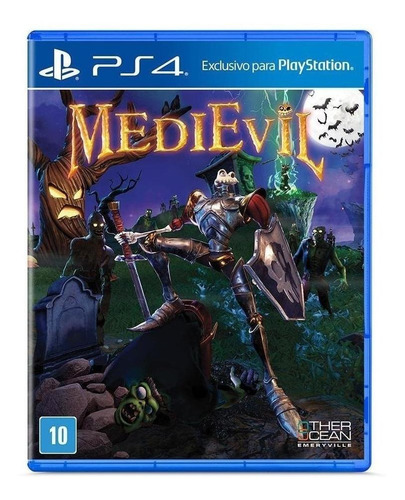 Medievil Jogo Mídia Física Lacrado Em Português C/ Nf Ps4  