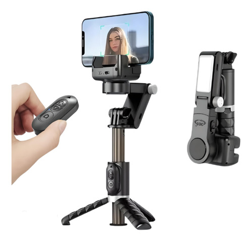 Bastão Estabilizador Pau Selfie Gimbal Q18 Bluetooth App