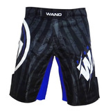 Bermuda Venum Wand Fury Preto Azul Musculação Crossfit Mma