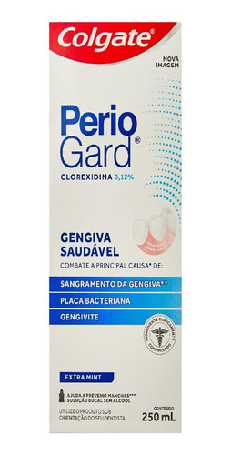 Periogard Soluçao Bucal Extra Mint Sem Alcool 250ml