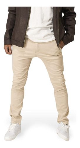 Pantalon Chino De Gabardina Confort Hombres Tsumeb Jeans