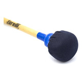 Baqueta Para Zabumba Torelli Tq090 Azul Com Bacalhau Ponta 