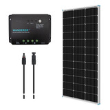 Renoy 100w 12v Kit De Paquete De Panel Solar Monocristalino