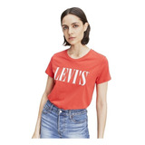 Remera Levi's De Dama  Serif Logo 