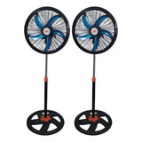 X2 Ventilador De Pie Ventilado 5 Aspas Silencioso