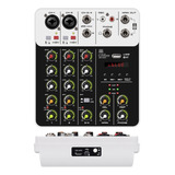 Consola De Mezcla De Sonido V4, Bluetooth, Ordenador De Grab