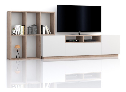 Modular - Centro De Entretenimientos - Mesa Lcd Led - Living