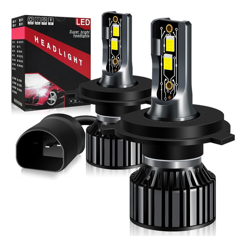 H4 9007 H13 Kit Focos De Led Luz Alta Y Baja 16000lm Csp