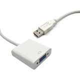 Cable Convertidor Usb 3.0 A Vga Color Blanco