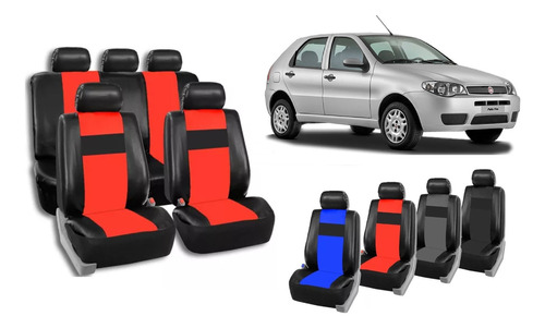 Fundas Cubre Asientos Auto Cuero Ecologico Para Fiat Palio