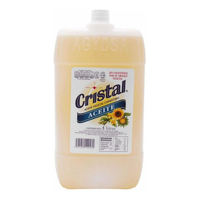Aceite Cristal Vegetal Comestible Galón 5 Litros