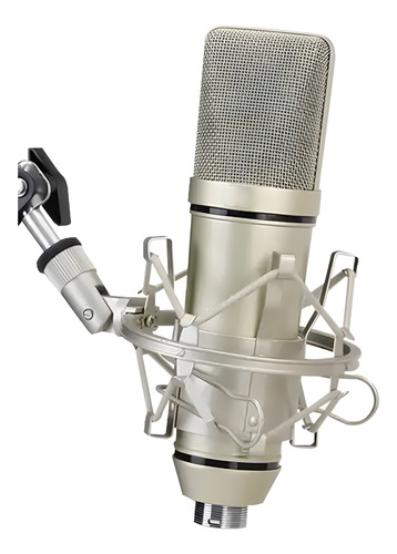 Microfono Condensador U87, Tipo Neumann, Capsula Oro De 34mm