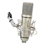 Microfono Condensador U87, Tipo Neumann, Capsula Oro De 34mm