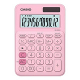 Calculadora De 12 Dígitos Color Rosado Ms-20uc-pk Casio.