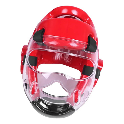 Casco De Kickboxing Para Niños Adultos Ajustable Para Taekwo Color Rojo Talla L | Meses sin interés