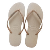 Chinelo Havaianas Gloss Glitter Feminino Correia Com Brilho 