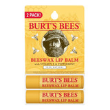 Burt Bees Balsamo Labial Beeswax Pack X2