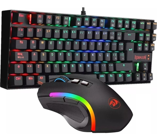 Kit Gamer Teclado Kumara Rgb Y Mouse M607 Gaming K552rgb-ba