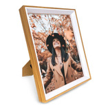 Porta Retrato Mdf 20x25 - Mart Collection Cor Branco Moldura Profunda