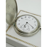 Antiguo Reloj De Bolsillo Escasany Wach ,tavannes Plata 0900