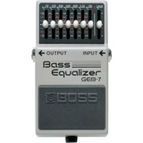Pedal Boss Geb 7 Bass Equalizer Geb7  