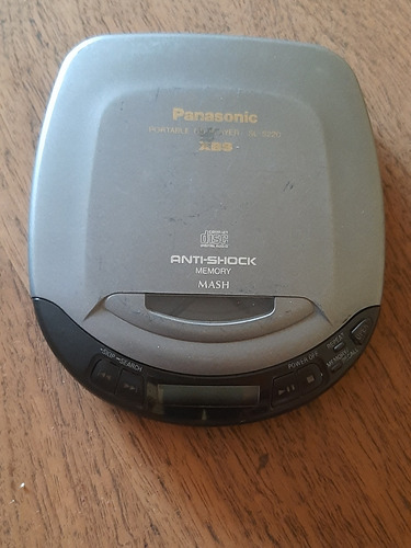 Discman Panasonic. Anti Shock. Memory Mash. Sl-s220