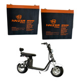 2 Baterias 30ah Haizer Elétrica Bike/moto/cadeira De Rodas